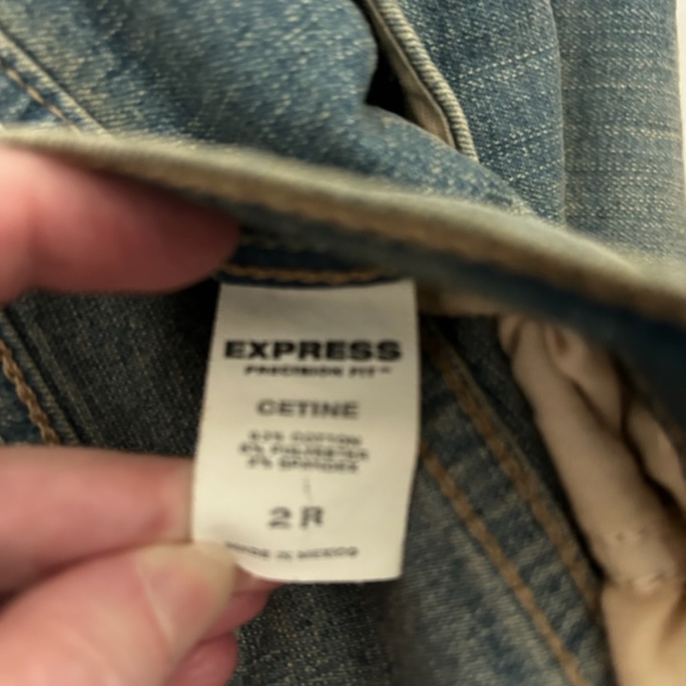 EXPRESS - Vintage Low-rise Flared "Cetine" Jeans Size 2 : NWOT - Picture 5 of 5